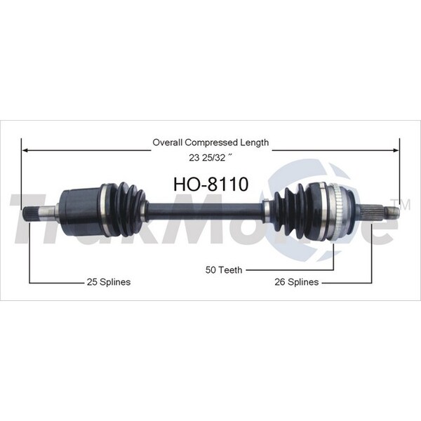 Surtrack Axle Cv Axle Shaft, Ho-8110 HO-8110 - main